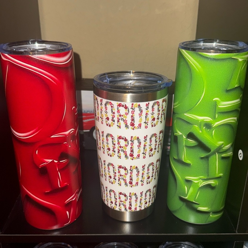 Fashion/Unique Drinkware- Tumblers D Designs NIB - Picture 3 of 11
